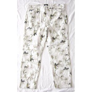 Buffalo David Bitton Havana High Rise Floral Ankle Skinny Jeans Sz 14/34 (WP449)